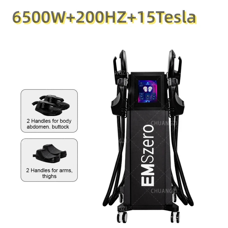 EMSzero Machine RF Professional 6500W 15Tesl-a EMS Carving Hi Emt Body Slimming Muscle Stimulation Carving EMSZERO NEO 5 Handles