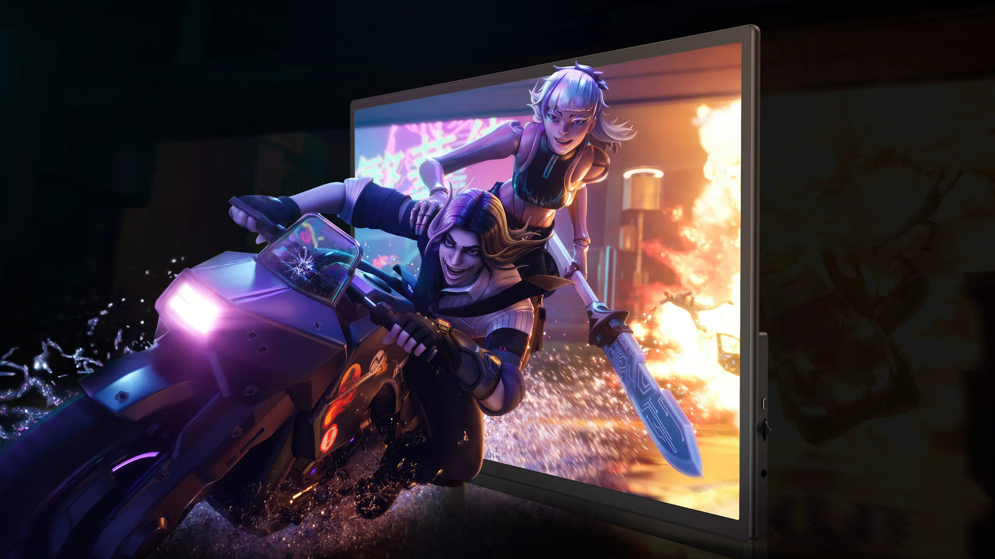 UPERFECT UMax 21 Touchscreen 21.5" 120Hz Computer Display 1080P 100% sRGB USB-C HDMI HDR Gaming Portable Monitor for Laptop Mac