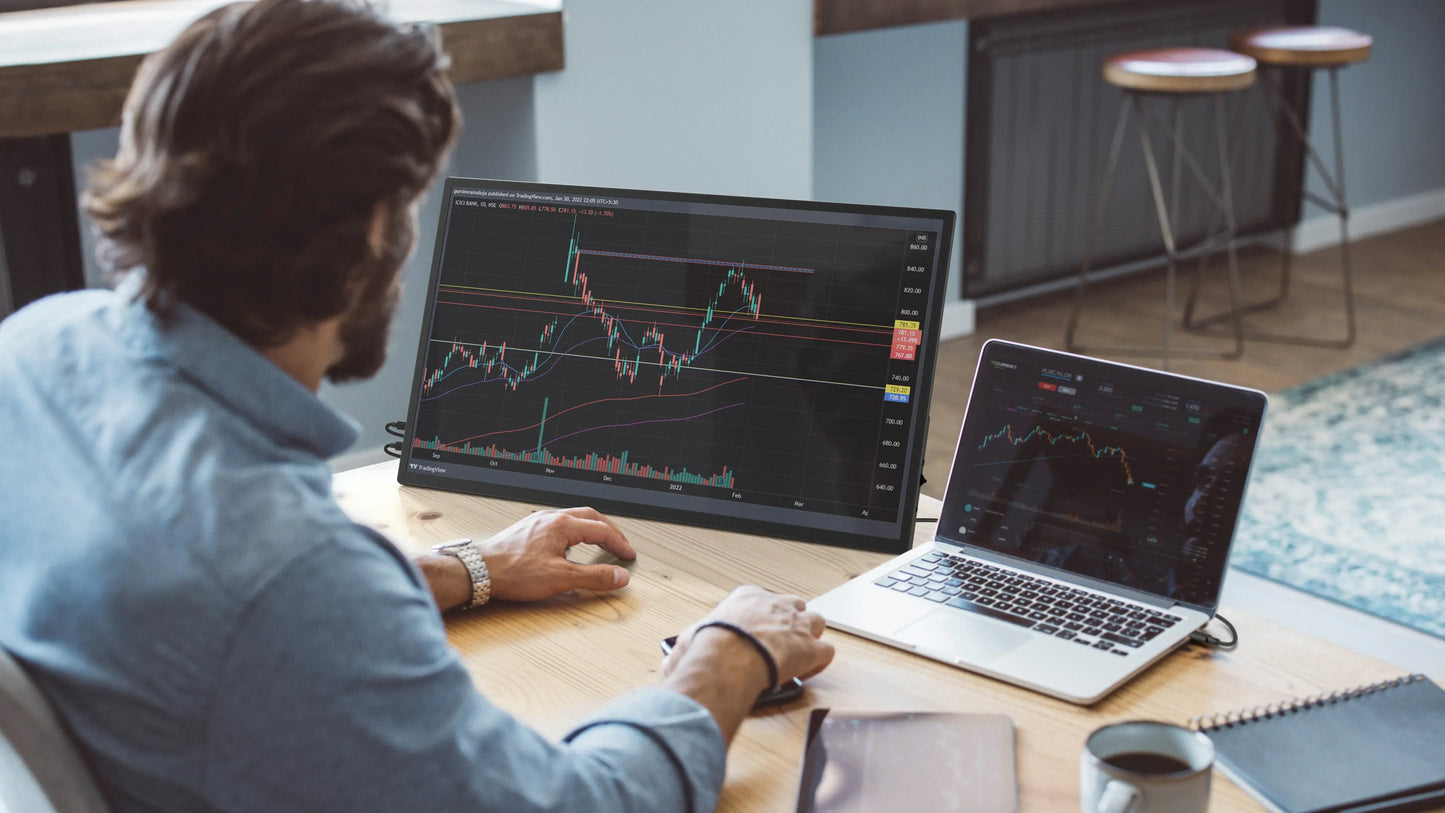 UPERFECT UMax 21 Touchscreen 21.5" 120Hz Computer Display 1080P 100% sRGB USB-C HDMI HDR Gaming Portable Monitor for Laptop Mac