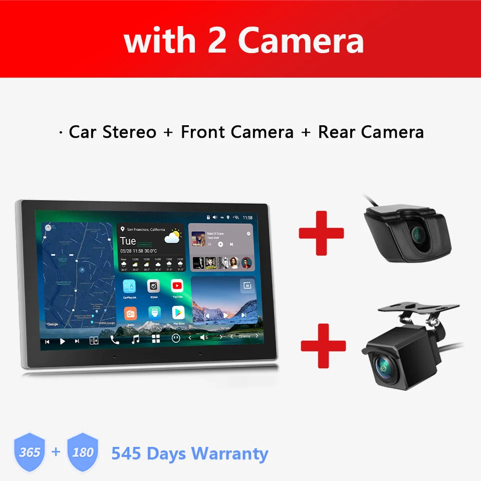 ATOTO 10 inch QLED Android Car Stereo 8G+128G Bluetooth Apple Carplay Screen Android Auto Navigation Radio Multimedia Player X10