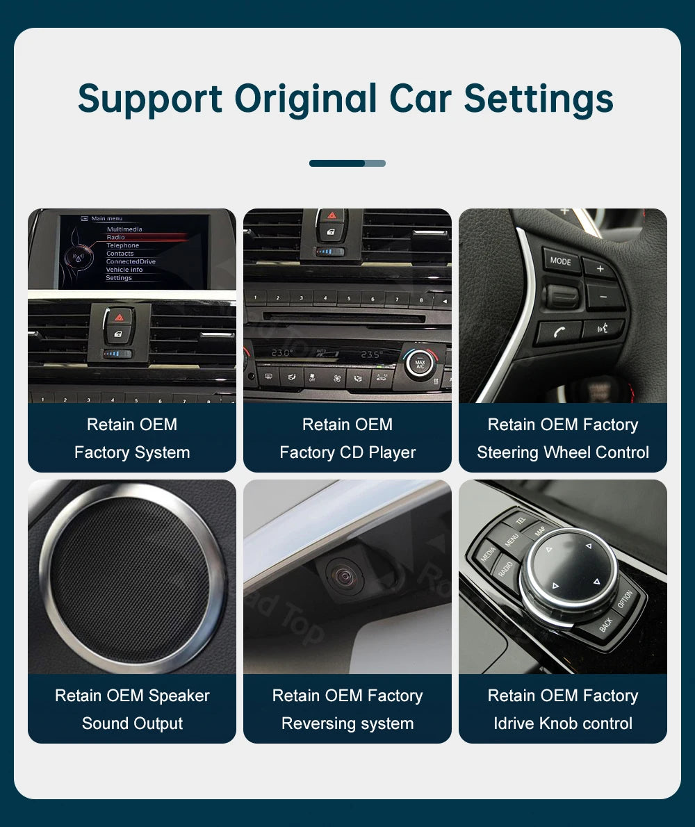 12.3 Wireless CarPlay Linux System Multimedia Display For BMW Series 3 4 F30 F31 F32 F33 F34 F36 2012-2018 Android Auto Airplay