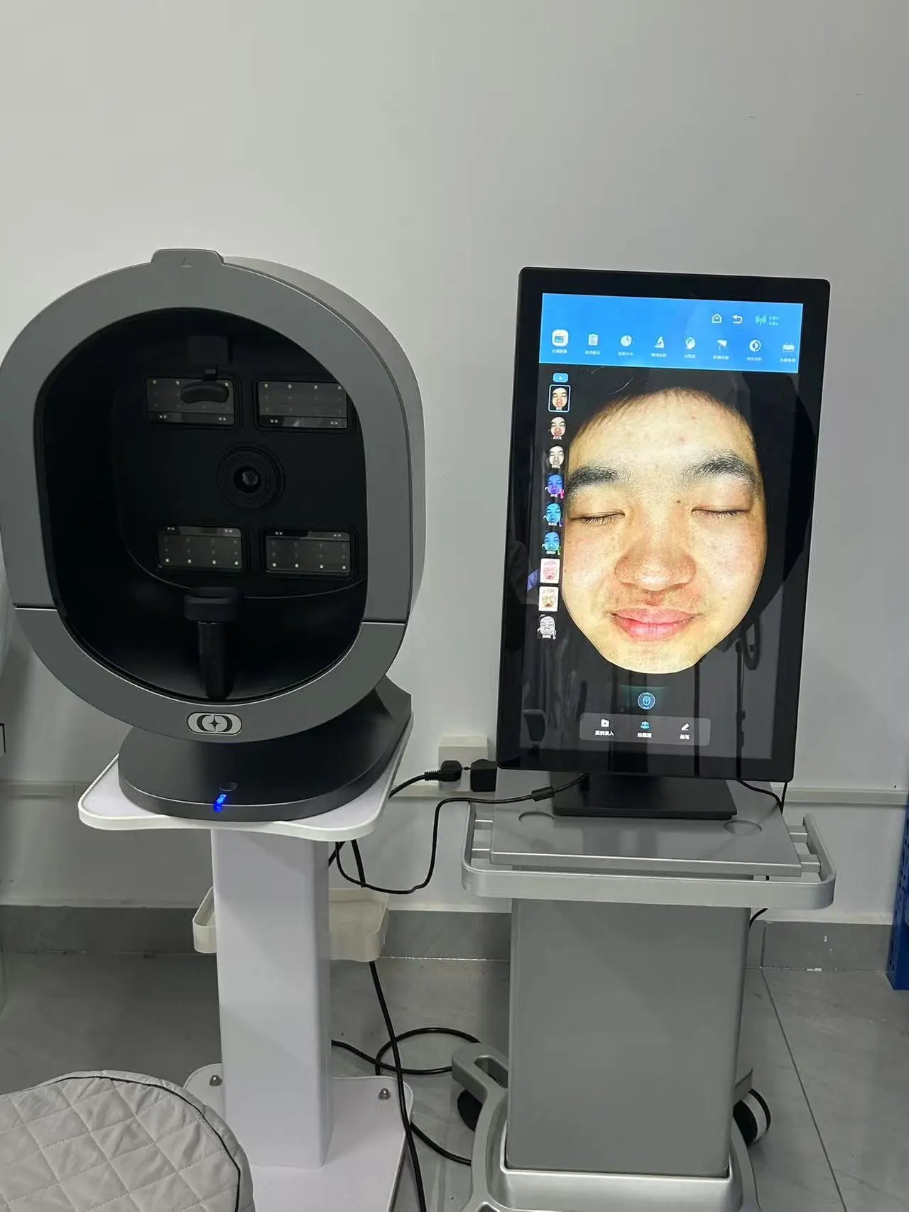NEWEST Skin Analyzer AI Intelligent Image Instrument Detector Magic Mirror 3D Digital Facial Analysis Machine Product Desc