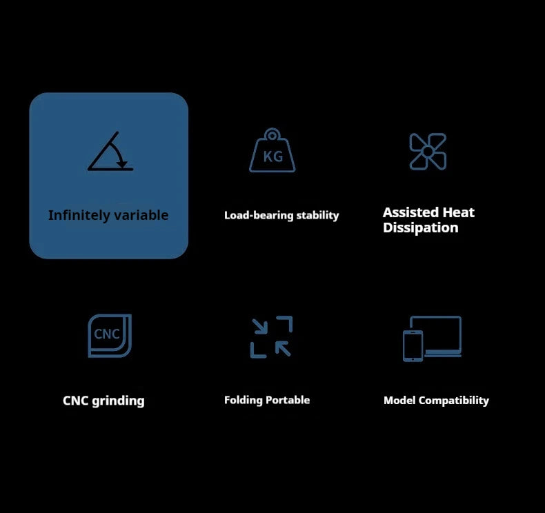 Laptop Tablet HolderAdjustable Foldable Bracket Laptop Tablet Stand Universal Portable Notebook Stand Cooling Support Anti Slip