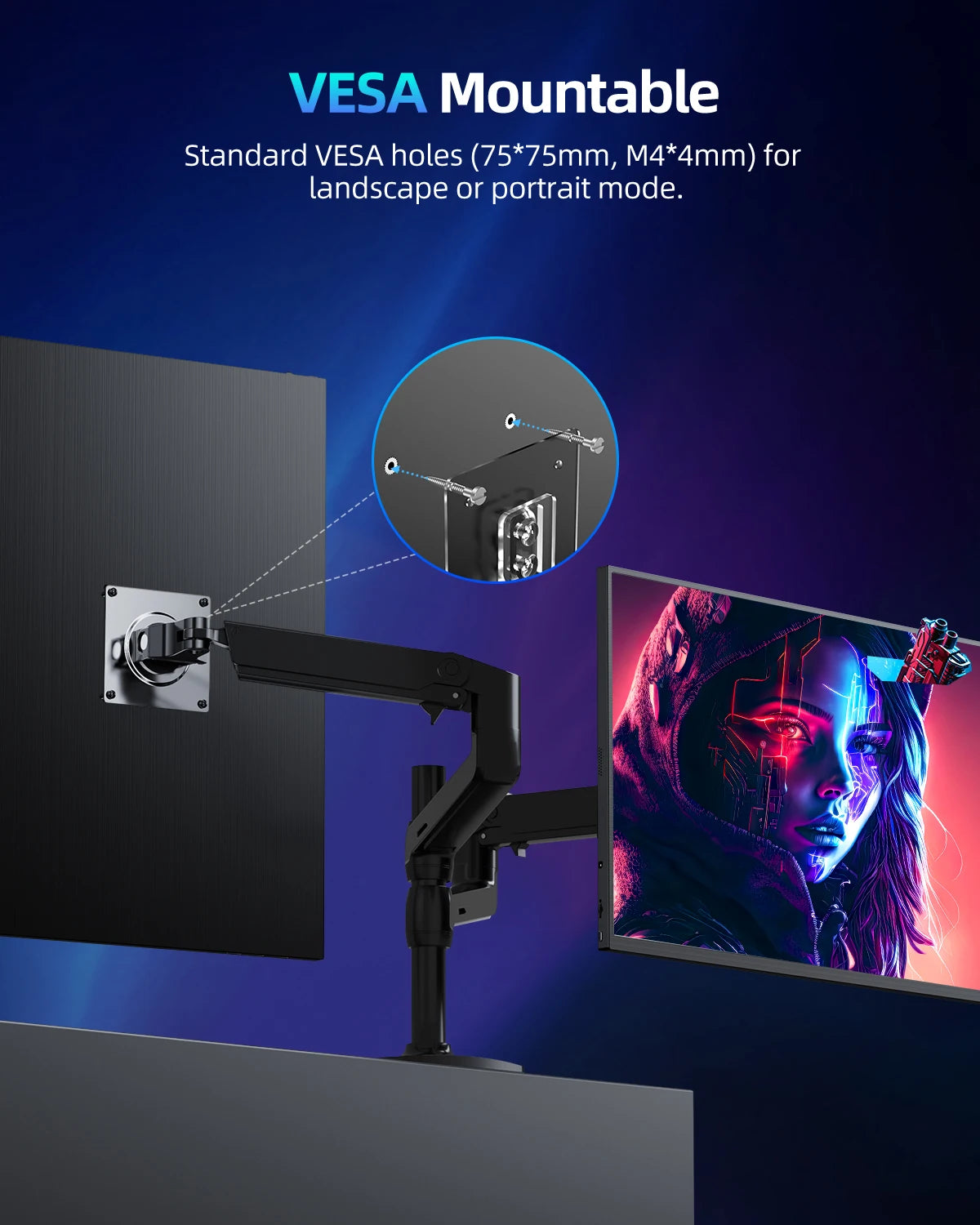 EVICIV 2K 144Hz Portable Monitor 18" 100%DCI-P3 HDMI Computer Gaming Display HDR Freesync Laptop Screen Extender For Steam Deck