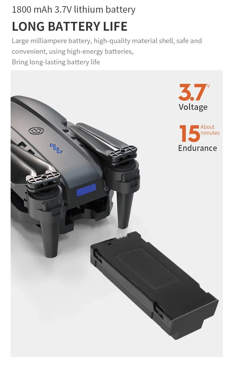 E99/E88 4K Professional RC Drone Wide HD Camera WIFI FPV Real Time Transmission One Key Start Ideal Gift Toy for Adults and Kids