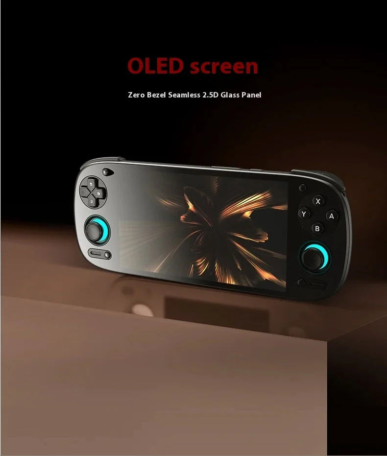 Retroid Pocket 5 Handheld Game Console 5.5'' AMOLED Screen Android13 Joystick RGB Lighting Effect Active Cooling Video Games