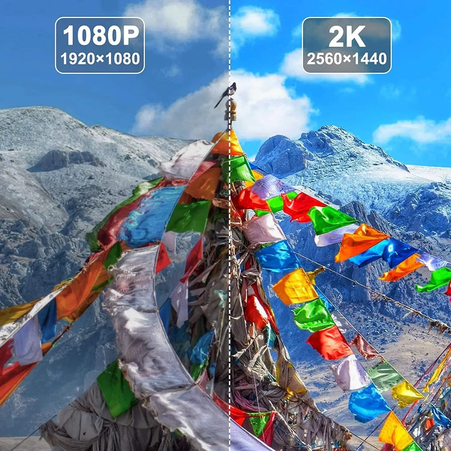 UPERFECT 16" 2K Portable Monitor 2560*1600 16:10 100%sRGB 500Cd/m² 120Hz Gaming Display For Xbox PS5 Switch Laptop Mac Phone