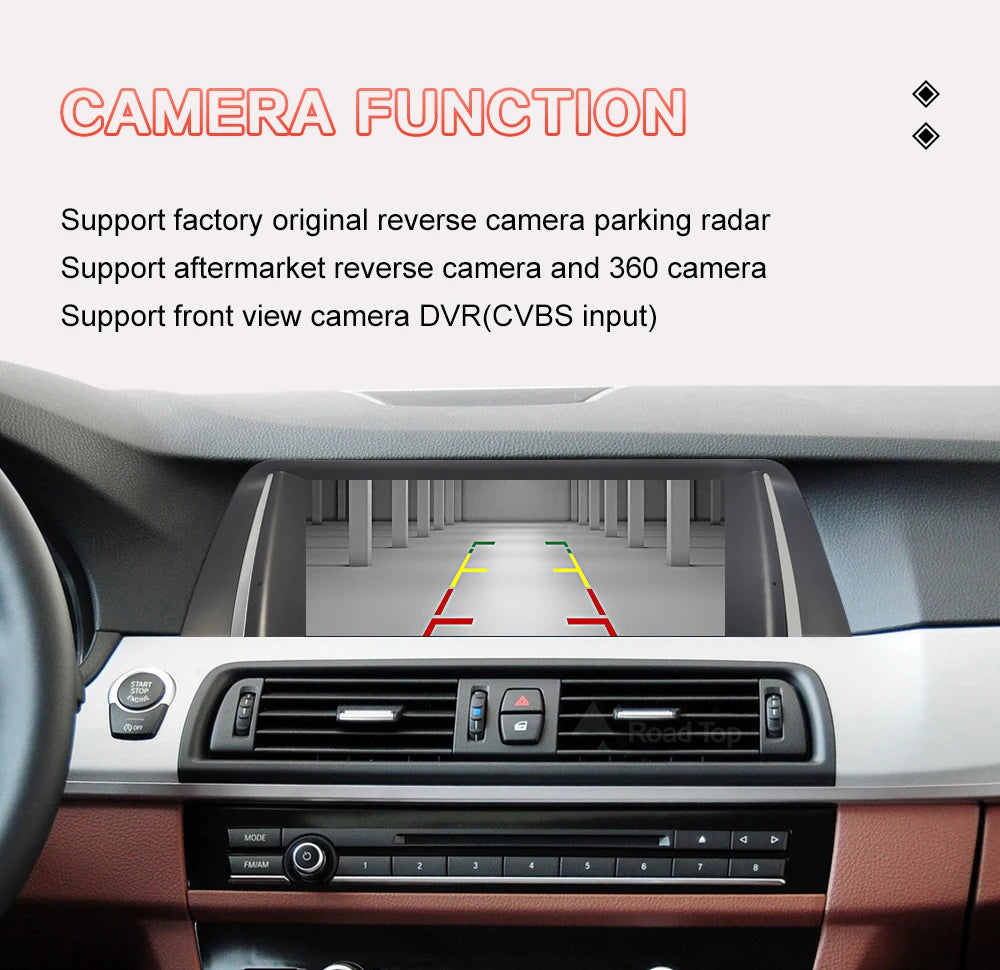 Wireless CarPlay Android Auto Car Radio Multimedia Player Linux Display Screen For BMW 5 Series F10 F11 2012-2017 CIC NBT