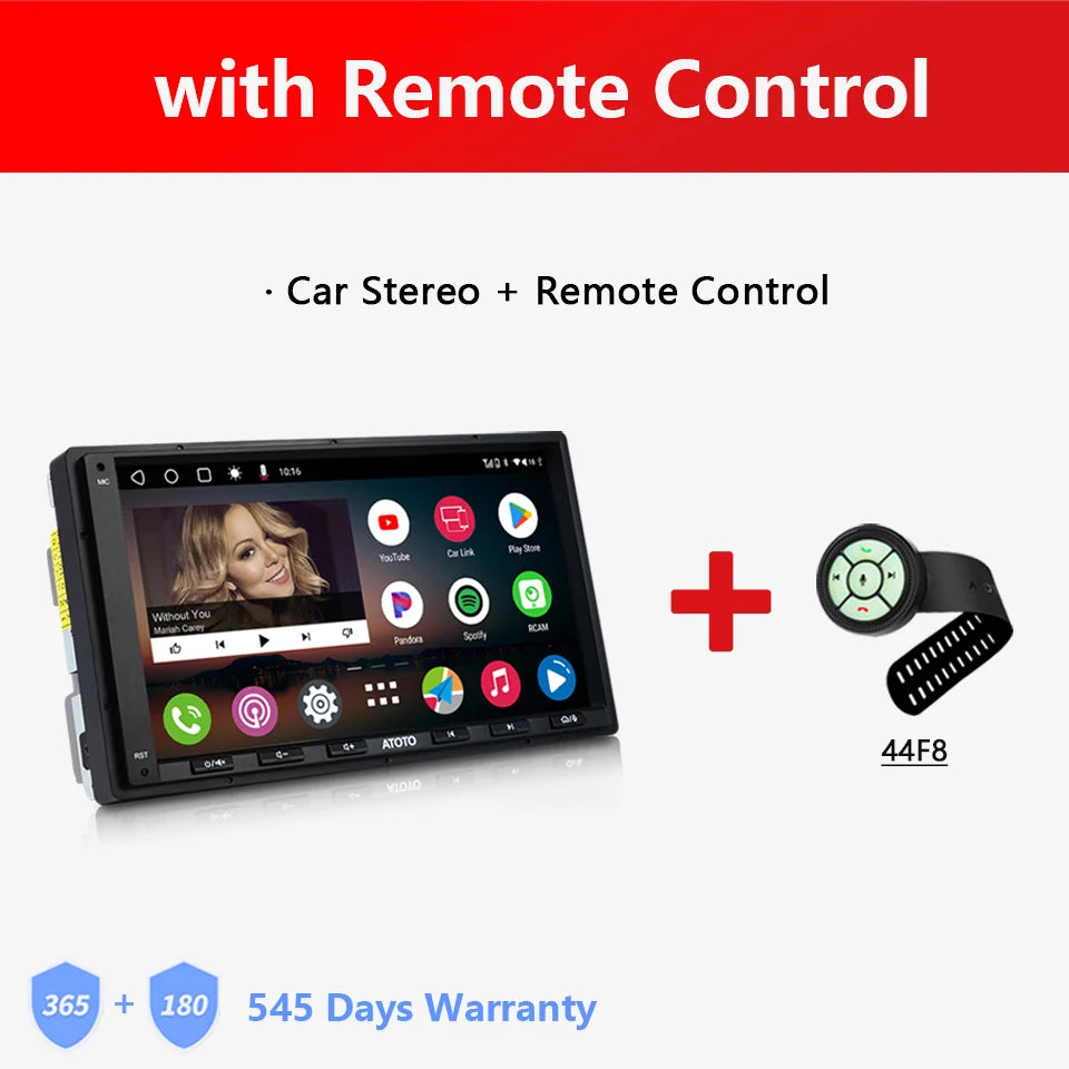 ATOTO Universal 7 inch Android Car Stereo Double 2 Din Multimedia Player Carplay Screen Android Auto 2Din Bluetooth Radio A6