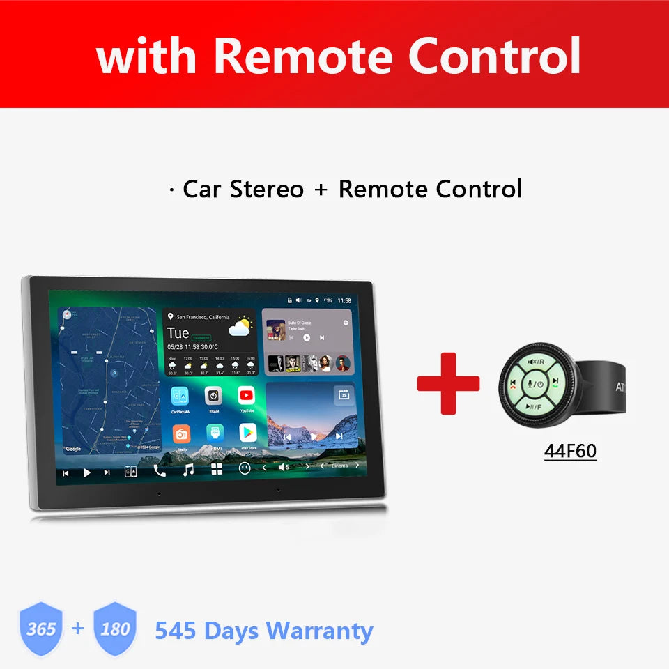 ATOTO 10 inch QLED Android Car Stereo 8G+128G Bluetooth Apple Carplay Screen Android Auto Navigation Radio Multimedia Player X10