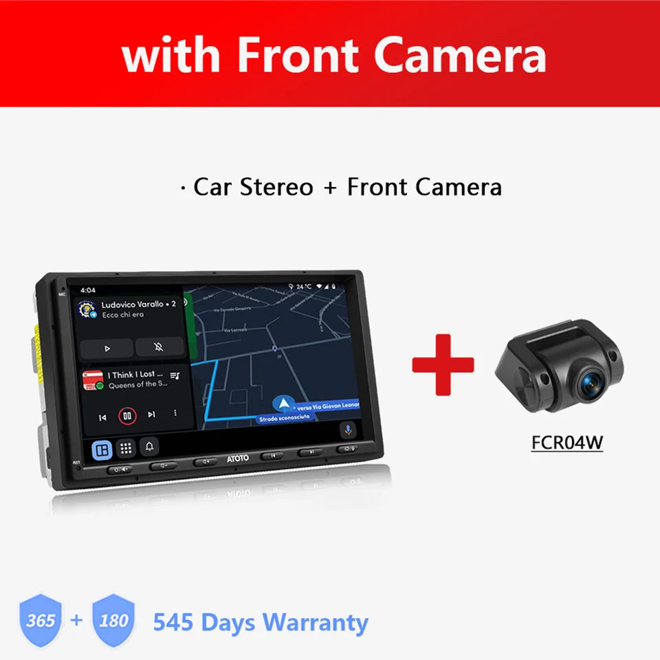 ATOTO 7 inch Double 2 Din Android Car Stereo 4G LTE WIFI GPS Bluetooth Wireless Android Auto CarPlay Screen Car Radio 2Din S8