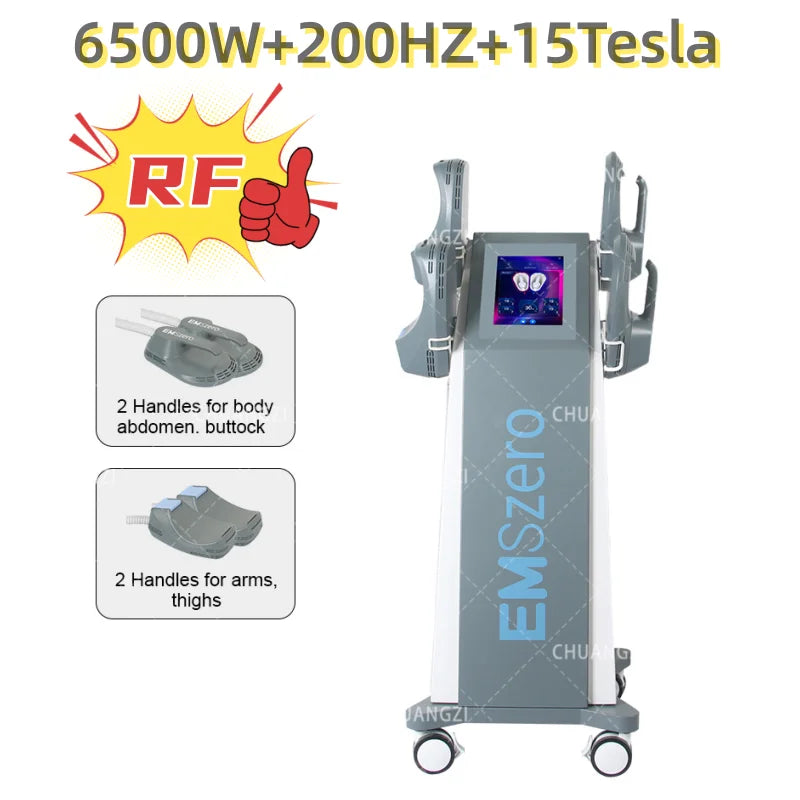 EMSzero Machine RF Professional 6500W 15Tesl-a EMS Carving Hi Emt Body Slimming Muscle Stimulation Carving EMSZERO NEO 5 Handles