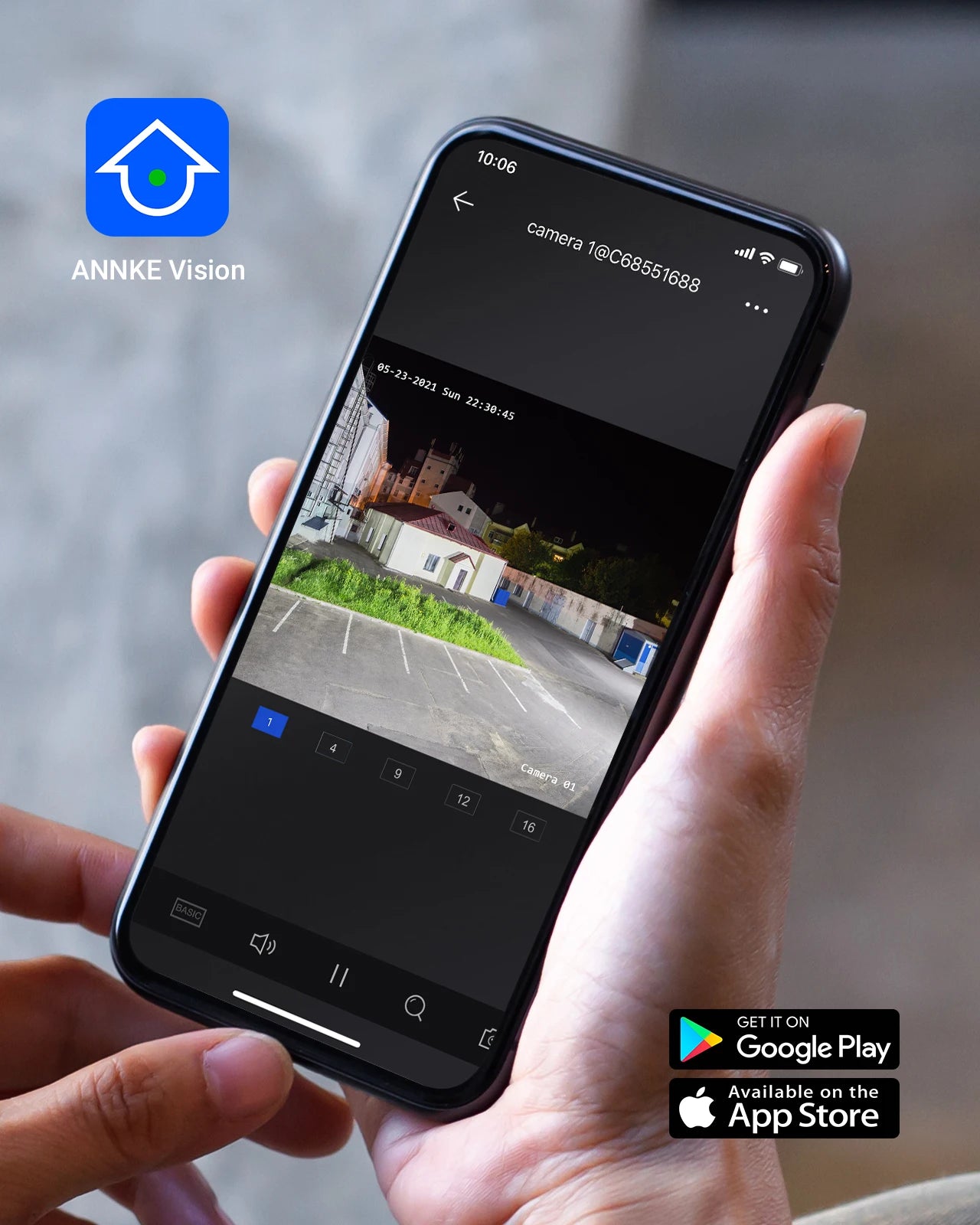 ANNKE NightChroma NC800 4K Ultra HD Full Color Night Vision IP Camera Video Surveillance Outdoor PoE IP Security Cameras