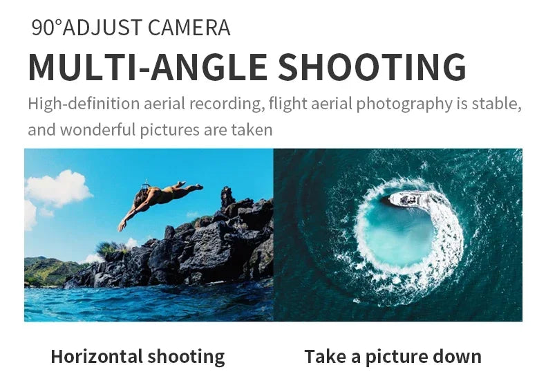 E99/E88 4K Professional RC Drone Wide HD Camera WIFI FPV Real Time Transmission One Key Start Ideal Gift Toy for Adults and Kids