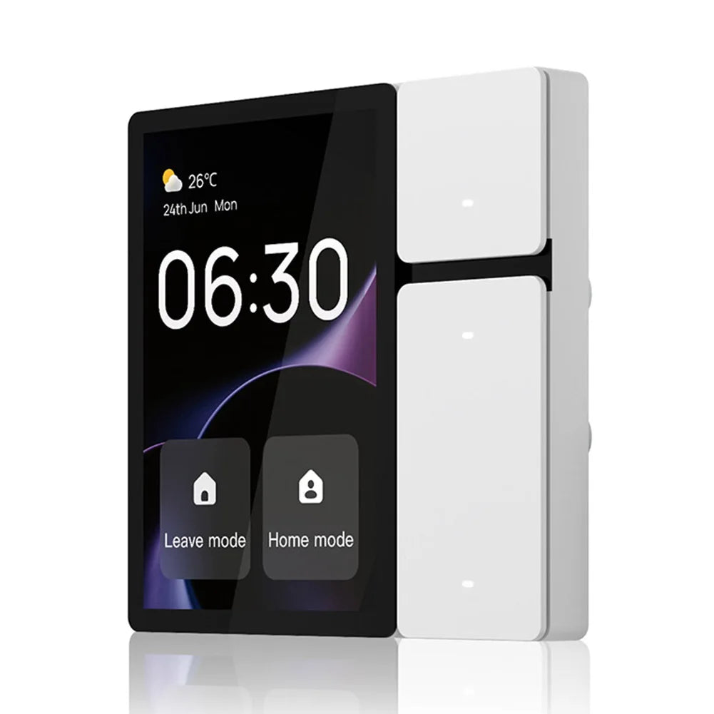 TPP06 WiFi for Tuya Center Control Panel 3.5 Inch Multi-functional Touch Screen Control Panel IR Remote Control for Intelligent