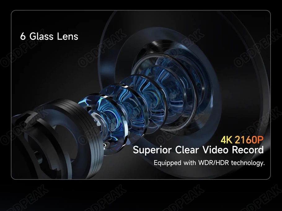 11.26 Inch 3 Camera 4K+1080P+1080P Video Recording Wifi Rearview Mirror Car DVRs Touch Screen Infrared Night Vision Car Dash Cam