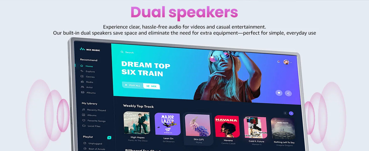 UPERFECT 16" 2K Portable Monitor 2560*1600 16:10 100%sRGB 500Cd/m² 120Hz Gaming Display For Xbox PS5 Switch Laptop Mac Phone