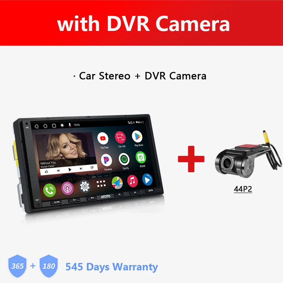 ATOTO Universal 7 inch Android Car Stereo Double 2 Din Multimedia Player Carplay Screen Android Auto 2Din Bluetooth Radio A6