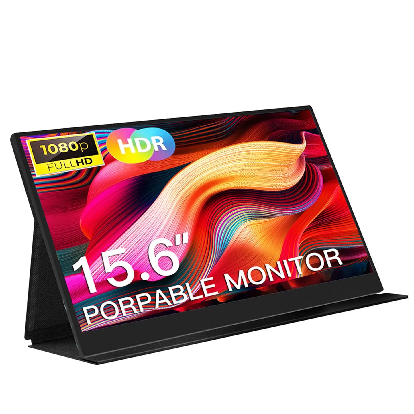15.6 Inch Portable Monitor Dual Screen 1080P IPS External Second Screen for Mac Laptop PC Switch2 Xbox PS4/5 Xbox Ship From US