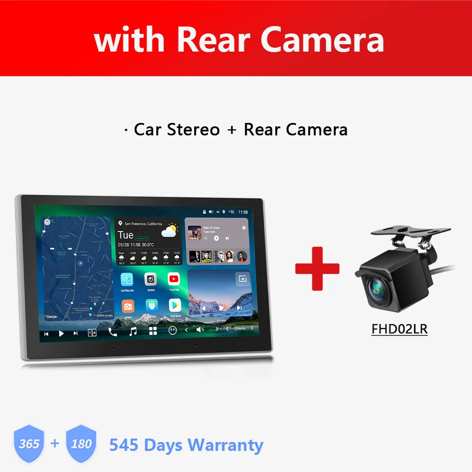 ATOTO 10 inch QLED Android Car Stereo 8G+128G Bluetooth Apple Carplay Screen Android Auto Navigation Radio Multimedia Player X10