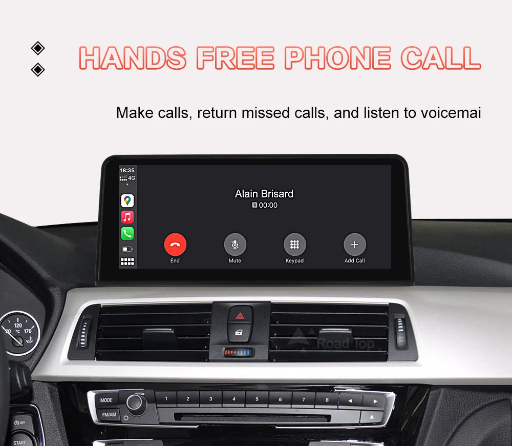 10.25'' 1920*720 Wireless Carplay Android Auto Multimedia Display For BMW 3 4 Series F30 F31 F32 F33 F34 F36 NBT Touch Screen