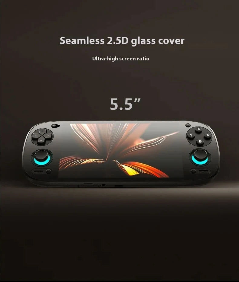 Retroid Pocket 5 Handheld Game Console 5.5'' AMOLED Screen Android13 Joystick RGB Lighting Effect Active Cooling Video Games