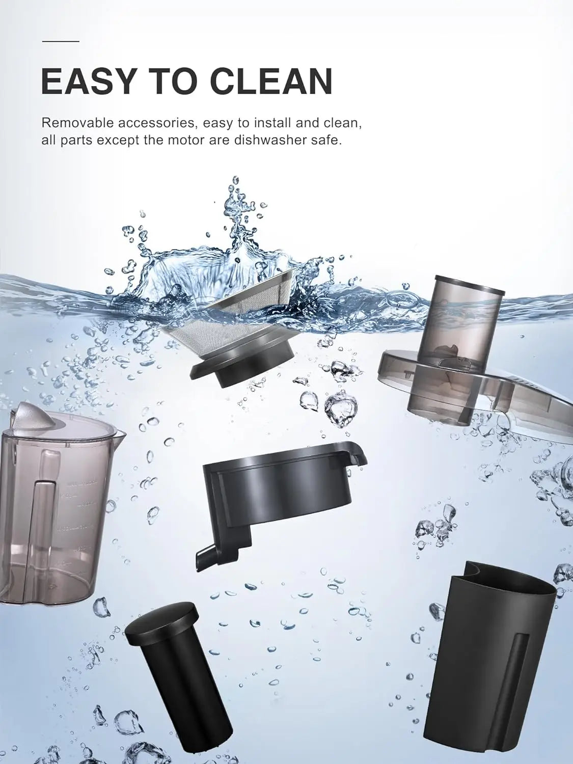 Juicer Machine, 800W Centrifugal Juicer Extractor with Wide Mouth 3” Feed Chute for Fruit Vegetable, Easy to Clean, Stainle