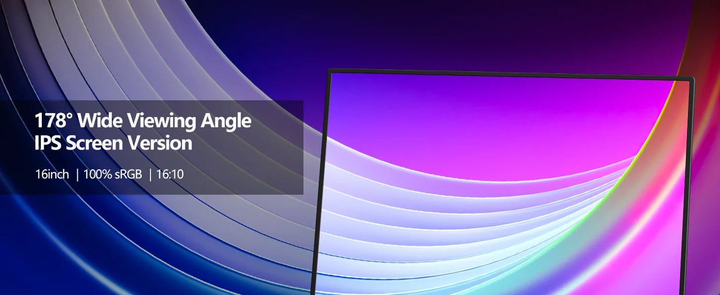 16 inch 2.5K 144Hz Portable Gaming Monitor,2560x1600 100% sRGB HDR FreeSync ,Ultra Slim w/Kickstand , Blue Light External Screen