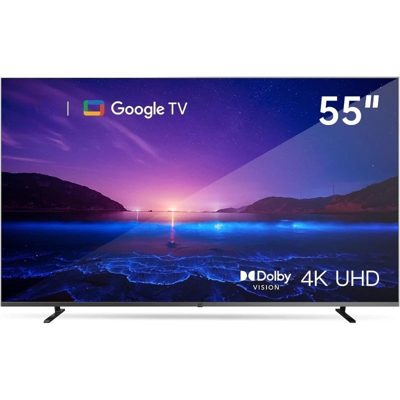 55-inch Smart TV Google TV 4K UHD with Google Play and Google Cast Built-in, HDR 10, Dolby Vision Dolby Atmos, MEMC, Voice R