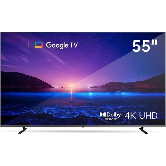 55-inch Smart TV Google TV 4K UHD with Google Play and Google Cast Built-in, HDR 10, Dolby Vision Dolby Atmos, MEMC, Voice R