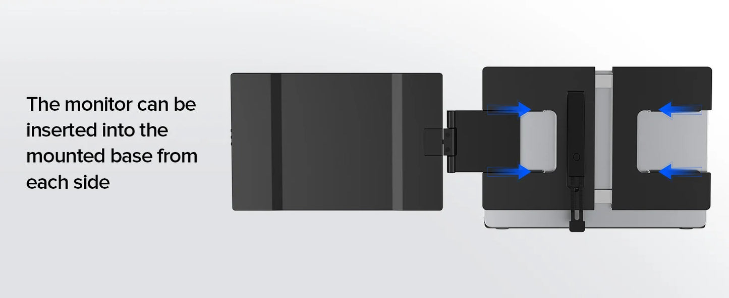 EVICIV 2K Laptop Screen Extender 14" QHD 1440P Portable Triple Monitor with 180° Automatic Rotation for Wins Mac Dex Chrome Work