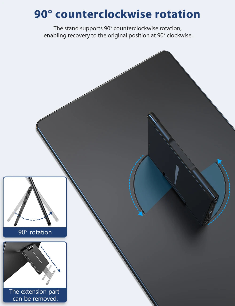 Uperfect Unify Y Touchscreen Portable Monitor 15.6" FHD 1080P IPS Screen with Adjust Kickstand 2000:1 USB C HDMI HDR Display