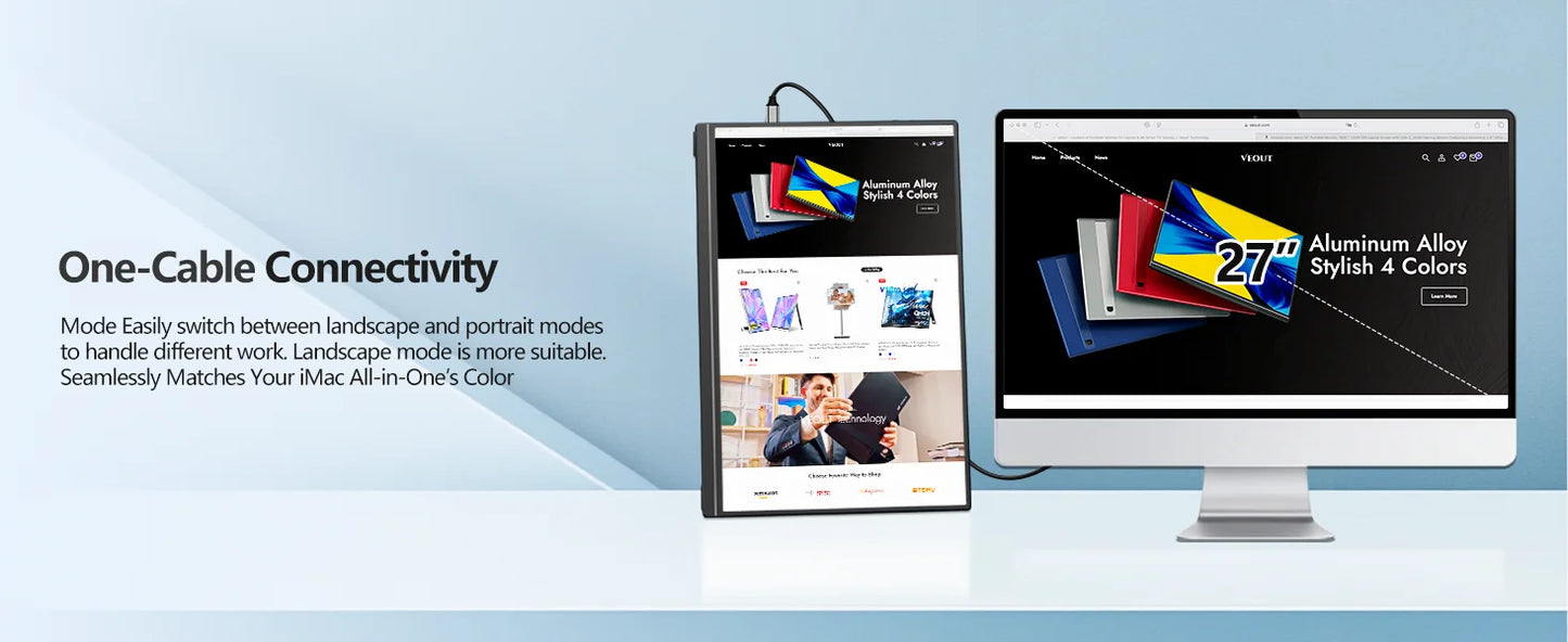 16 inch 2.5K 144Hz Portable Gaming Monitor,2560x1600 100% sRGB HDR FreeSync ,Ultra Slim w/Kickstand , Blue Light External Screen