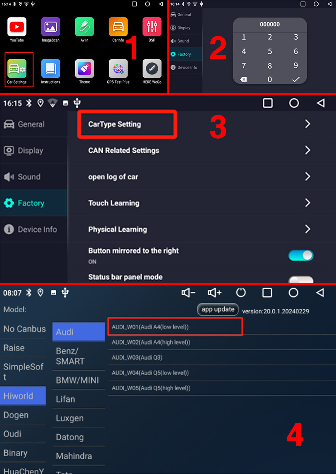 ESSGOO 9" Carplay AndroidAuto Car Stereo Multimedia Player Radio Android 13 GPS SAT Navi Wifi BT FM RDS For Audi A3 8P 2003-2013