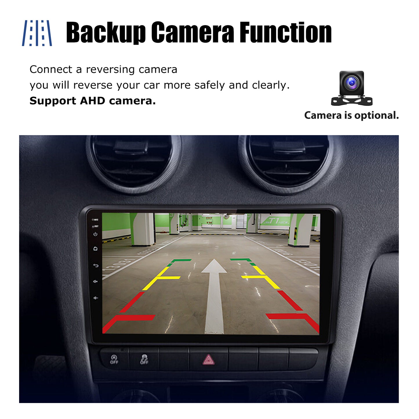 ESSGOO 9" Carplay AndroidAuto Car Stereo Multimedia Player Radio Android 13 GPS SAT Navi Wifi BT FM RDS For Audi A3 8P 2003-2013