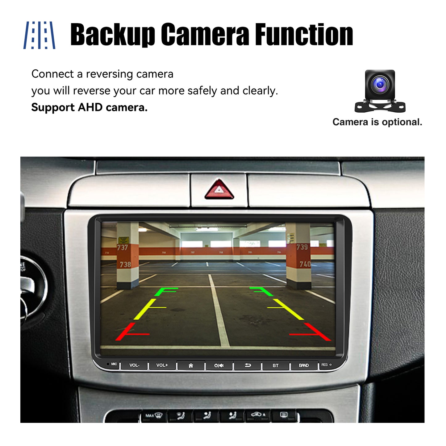 9" Android 14 4G+64G Wireless Carplay Car Stereo GPS NAVI WIFI RDS FM BT EQ for VW Golf 5 6 Passat Polo Touran Tiguan Caddy EOS